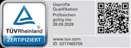 TÜV Zertifiziert